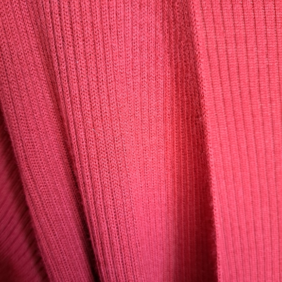 HILLARD & HANSON Women Xl women's cardigan in brick orange color - Picture 6 of 9